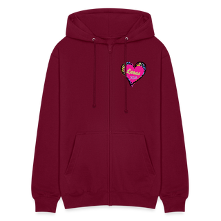 Kapuzenpullover Lara personalisierbar pink - Bordeaux