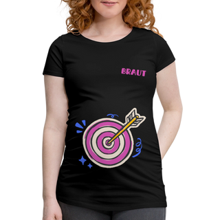 Umstands-T-Shirt Braut Triffany - Schwarz