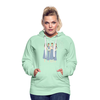 Hoodie Crew Luna - helles Mintgrün