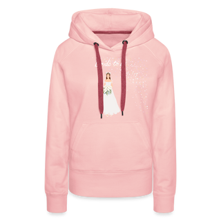 Hoodie "Bride to be" - Kristallrosa