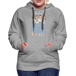 Hoodie Crew Luna - Grau meliert