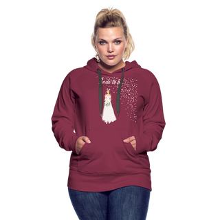 Hoodie "Bride to be" - Bordeaux