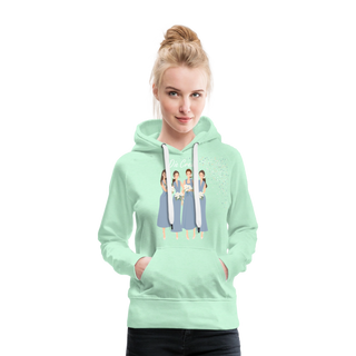 Hoodie Crew Luna - helles Mintgrün