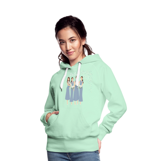 Hoodie Crew Luna - helles Mintgrün