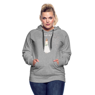 Hoodie "Bride to be" - Grau meliert