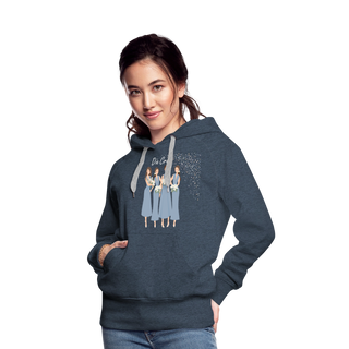 Hoodie Crew Luna - Jeansblau