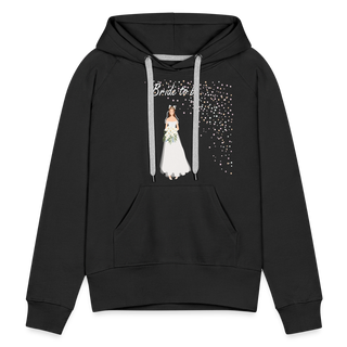 Hoodie "Bride to be" - Schwarz