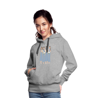 Hoodie Crew Luna - Grau meliert