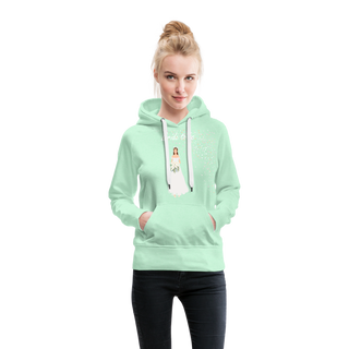 Hoodie "Bride to be" - helles Mintgrün