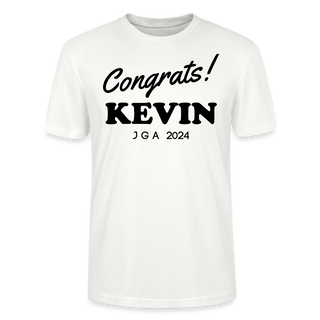 T-Shirt Kevin personalisierbar - Weiß