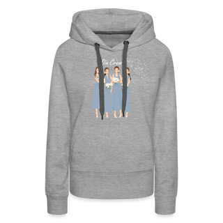 Hoodie Crew Luna - Grau meliert