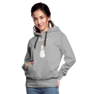 Hoodie "Bride to be" - Grau meliert