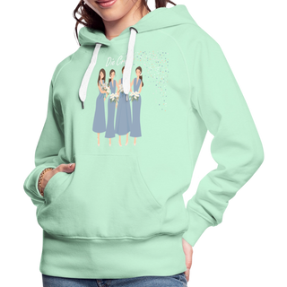 Hoodie Crew Luna - helles Mintgrün