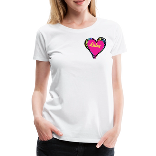 T-Shirt Lulu personalisierbar - Weiß