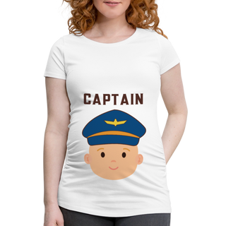 T-Shirt schwanger Lilcap - Weiß