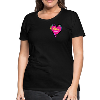 T-Shirt Lulu personalisierbar - Schwarz