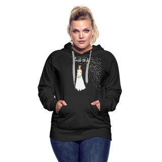 Hoodie "Bride to be" - Schwarz