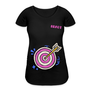 Umstands-T-Shirt Braut Triffany - Schwarz