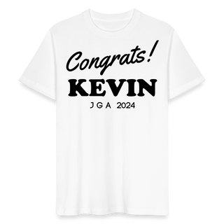 T-Shirt Kevin personalisierbar - Weiß