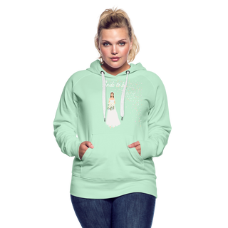 Hoodie "Bride to be" - helles Mintgrün