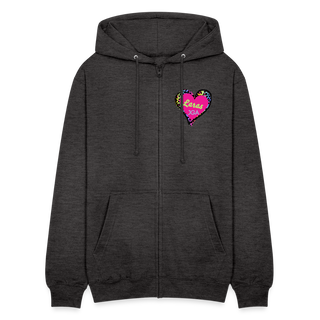 Kapuzenpullover Lara personalisierbar pink - Anthrazit