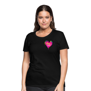 T-Shirt Lulu personalisierbar - Schwarz