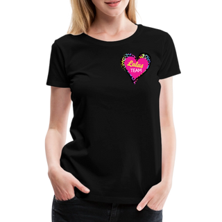 T-Shirt Lulu personalisierbar - Schwarz