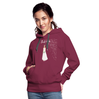 Hoodie "Bride to be" - Bordeaux