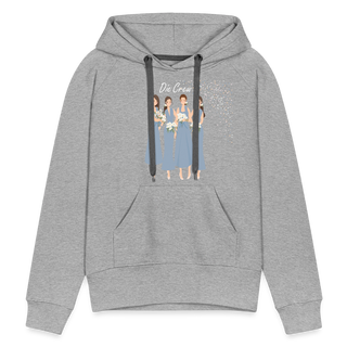 Hoodie Crew Luna - Grau meliert