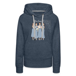 Hoodie Crew Luna - Jeansblau