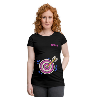 Umstands-T-Shirt Braut Triffany - Schwarz