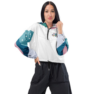 Bauchfreie Windbreaker Jacke Caroline