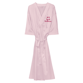 Satin-Bademantel JGA Wellness Spaß