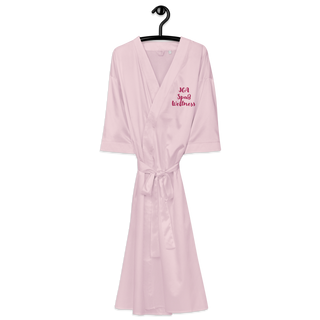 Satin-Bademantel JGA Wellness Spaß