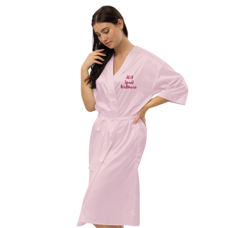 Satin-Bademantel JGA Wellness Spaß