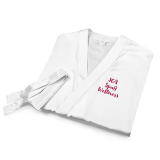 Satin-Bademantel JGA Wellness Spaß