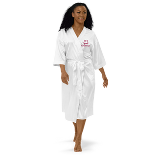Satin-Bademantel JGA Wellness Spaß