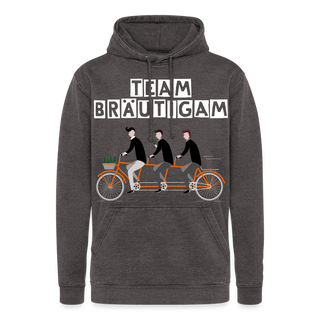 JGA Hoodie Team Bräutigam - Vintage Grau