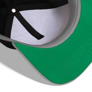 Snapback Cap schwarz-rot-grün - Schwarz/Grau