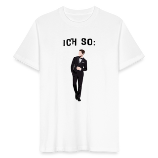 T-Shirt Bräutigam "Ich: so" - weiß