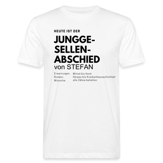T-Shirt "JGA von..." - weiß