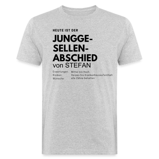 T-Shirt "JGA von..." - Grau meliert