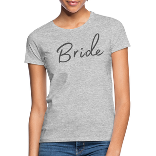 T-Shirt Bride - Grau meliert