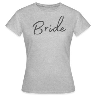 T-Shirt Bride - Grau meliert