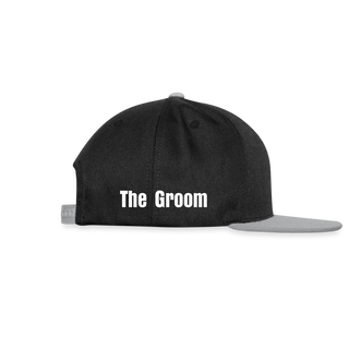 Snapback Cap "The Groom" Affe - Schwarz/Grau