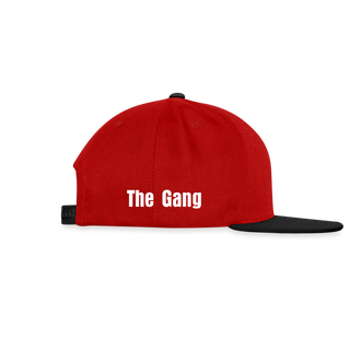 Snapback Cap "The Gang" Affen - Rot/Schwarz
