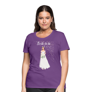 T-Shirt "Bride to be" - Lila