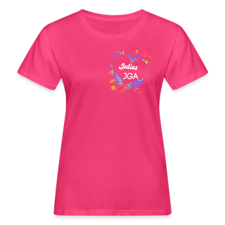 T-Shirt Herz-Rahmen - Neon Pink