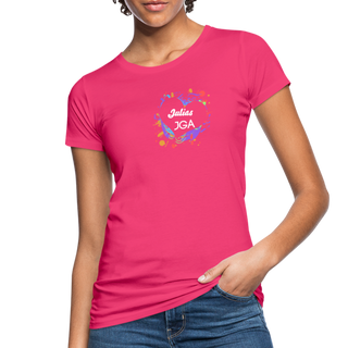 T-Shirt Herz-Rahmen - Neon Pink