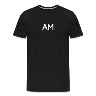 T-Shirt "am" - Schwarz